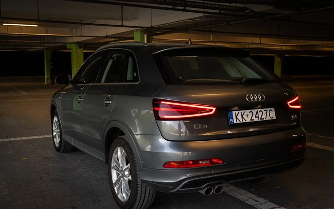 Audi Q3 cena 64200 przebieg: 163994, rok produkcji 2014 z Kraków małe 529